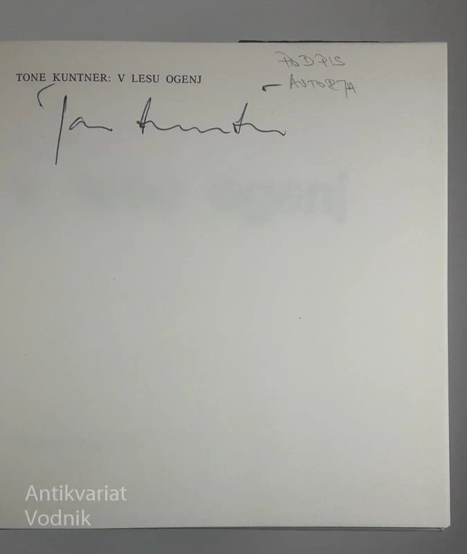 V LESU OGENJ, Tone Kuntner