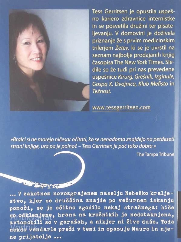 LEDENI GROB, Tess Gerritsen