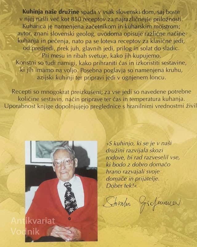 KUHINJA NAŠE DRUŽINE, Stanko Grafenauer
