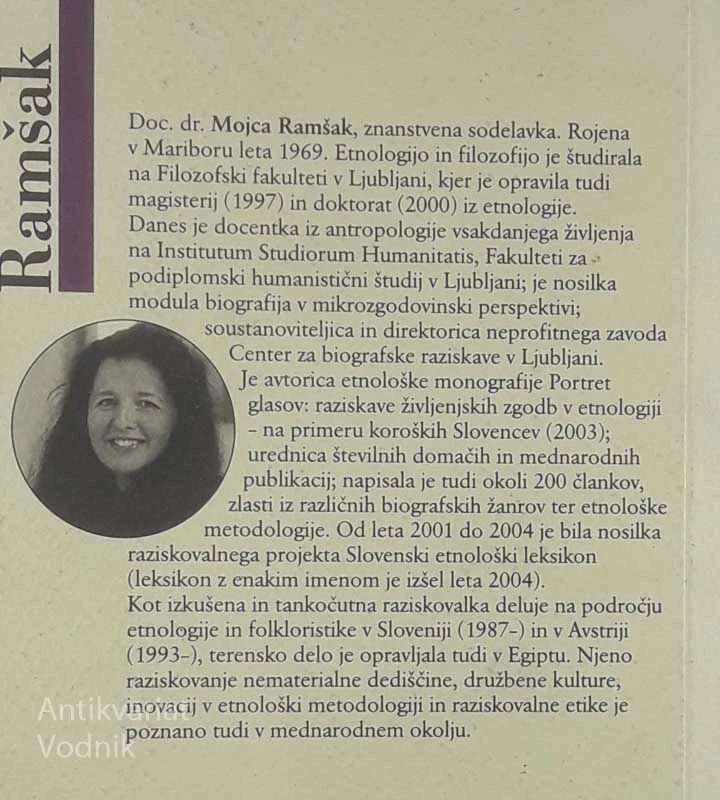 ŽRTVOVANJE RESNICE, Mojca Ramšak