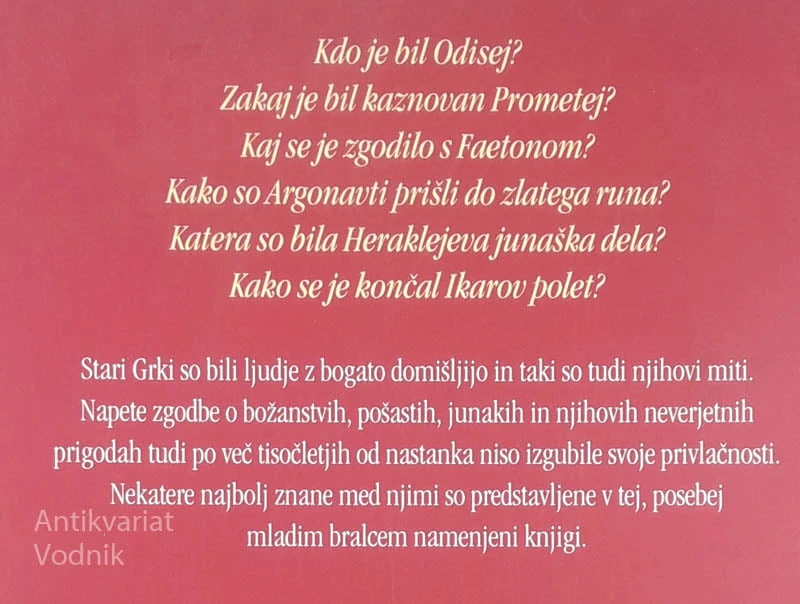 STARE GRŠKE BAJKE, Eduard Petiška