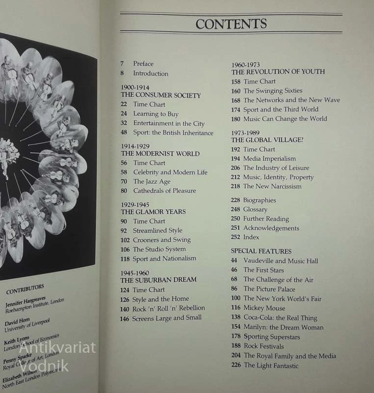 PASSING PARADE; POPULAR CULTURE IN THE 20TH CENTURY
