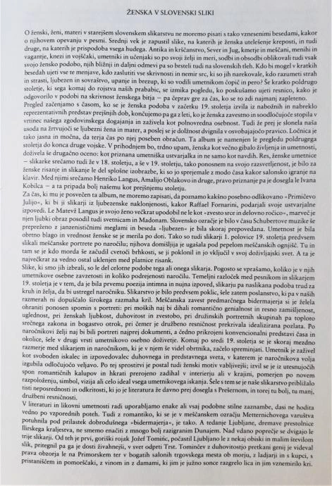 ŽENSKA V SLOVENSKI SLIKI IN PESMI, Cevc, Kmecl, Menart