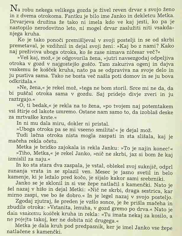 JANKO IN METKA, J. in W. Grimm (ilustriral K. Volčanšek)