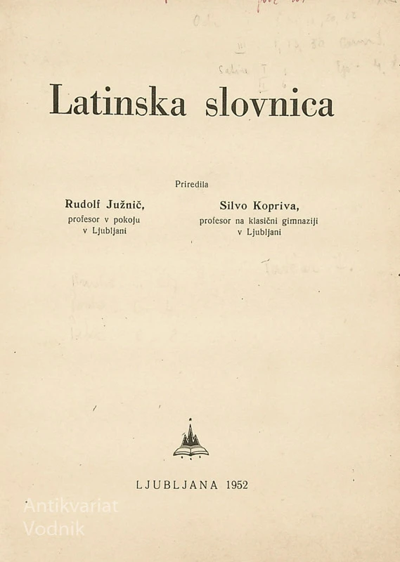 LATINSKA SLOVNICA, Južnič in Kopriva