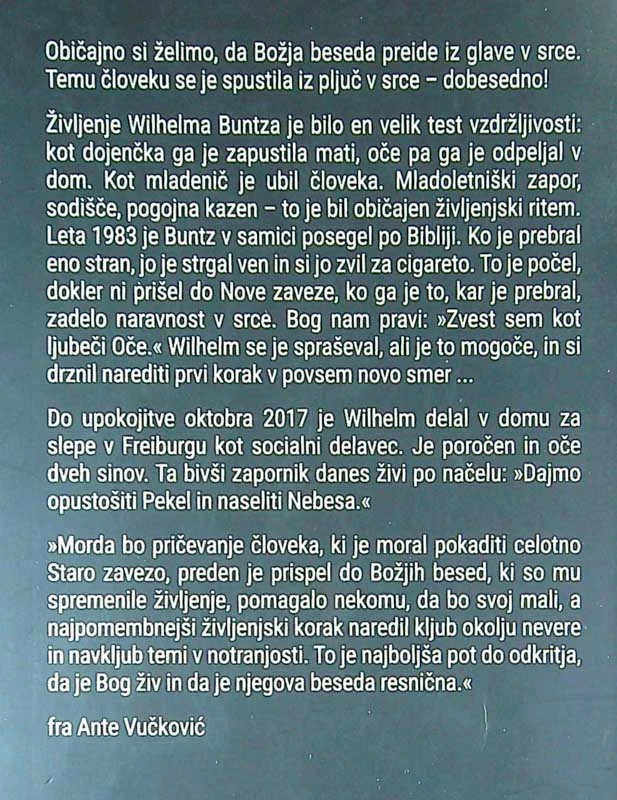 ČLOVEK, KI JE KADIL BIBLIJO, Wilhelm Buntz