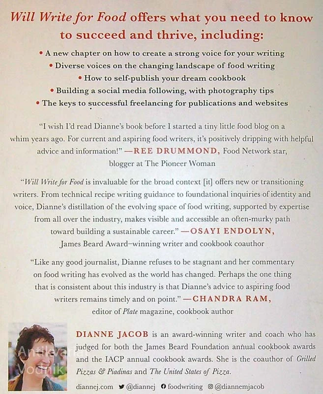 WILL WRITE FOR FOOD, Dianne Jacob
