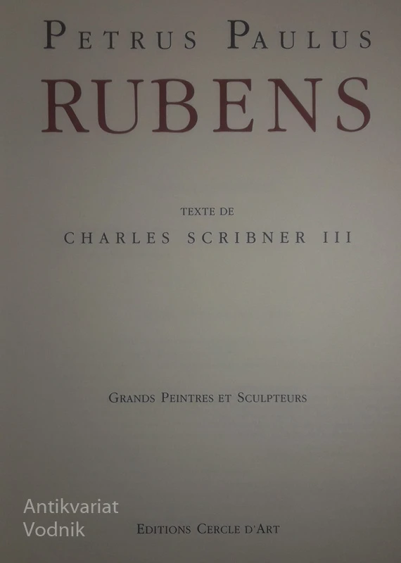 PETRUS PAULUS RUBENS, Charles Scribner III