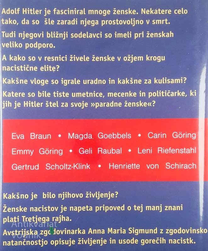 ŽENSKE NACISTOV, Anna Maria Sigmund