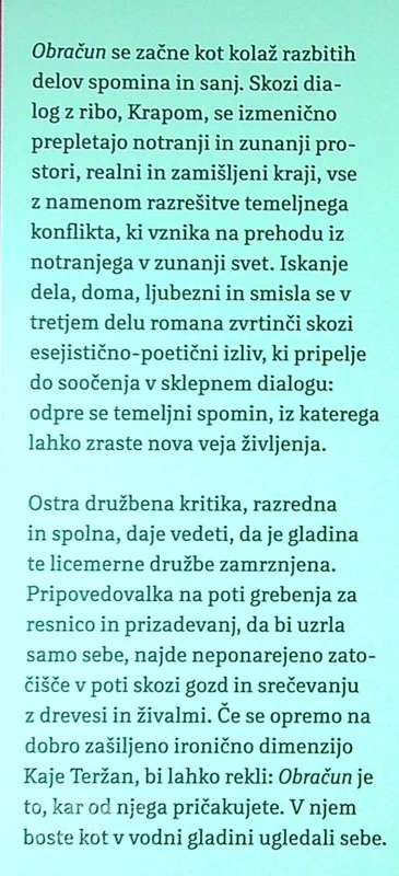 OBRAČUN, Kaja Teržan