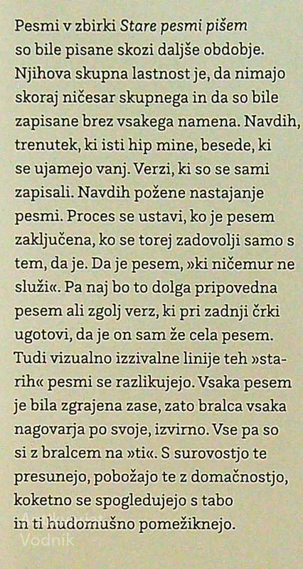 STARE PESMI PIŠEM, Peter Rezman