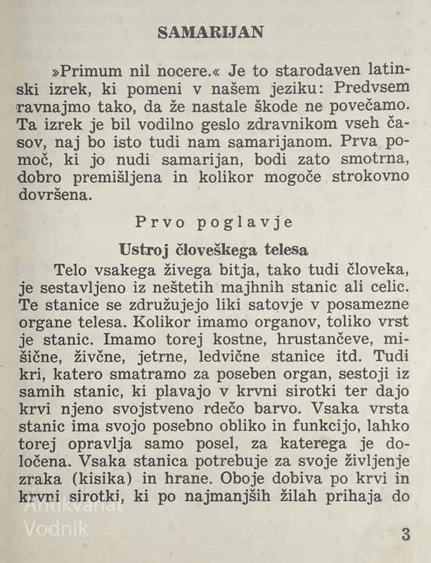 SAMARIJAN, GASILSKA KNJIŽICA, Dr. Milko Bedjanič