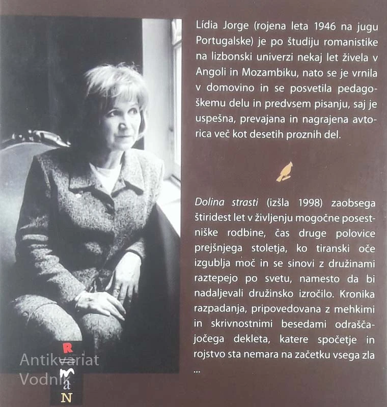 DOLINA STRASTI, Lídia Jorge