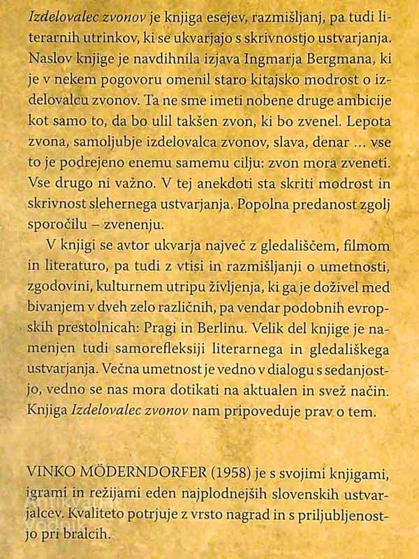 IZDELOVALEC ZVONOV, Vinko Möderndorfer