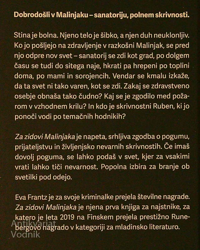 ZA ZIDOVI MALINJAKA, Eva Frantz
