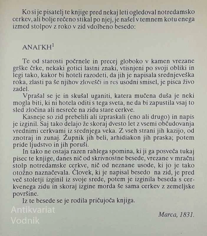 NOTREDAMSKI ZVONAR, Victor Hugo