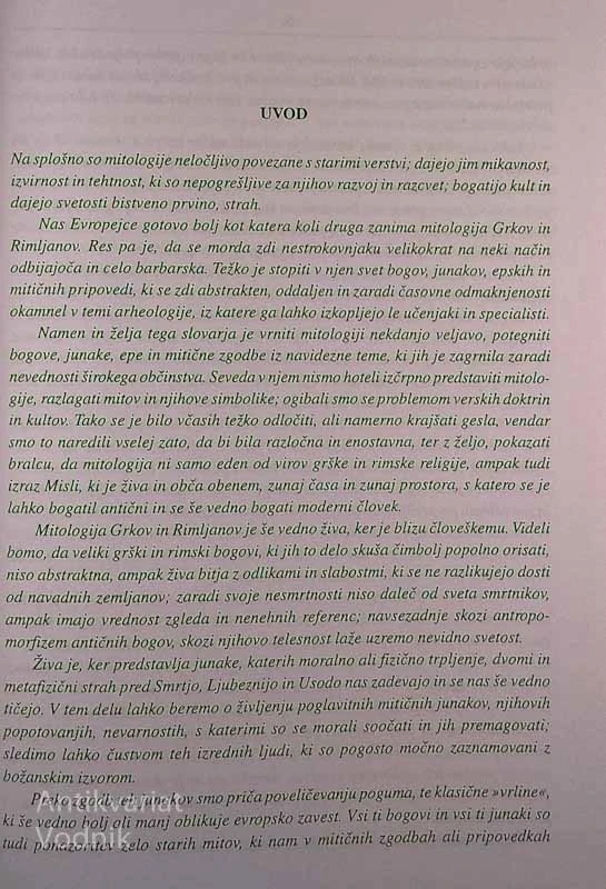 SLOVAR GRŠKE IN RIMSKE MITOLOGIJE, Hoel Schmidt