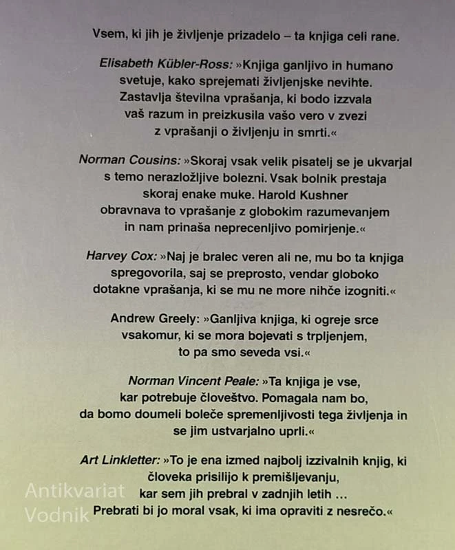 KO SE HUDE STVARI ZGODIJO DOBRIM LJUDEM, Harold S. Kushner