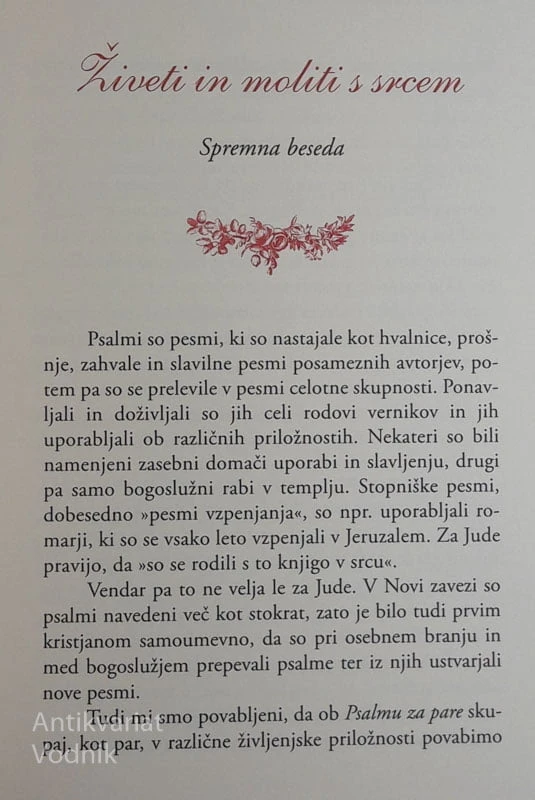 PSALMI ZA PARE, Pierre – Marie Varennes