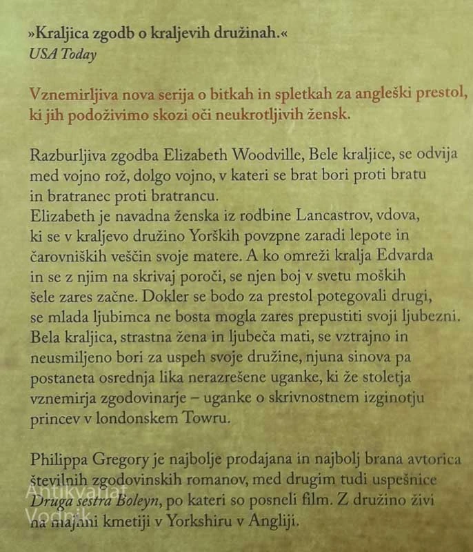 BELA KRALJICA, Philippa Gregory
