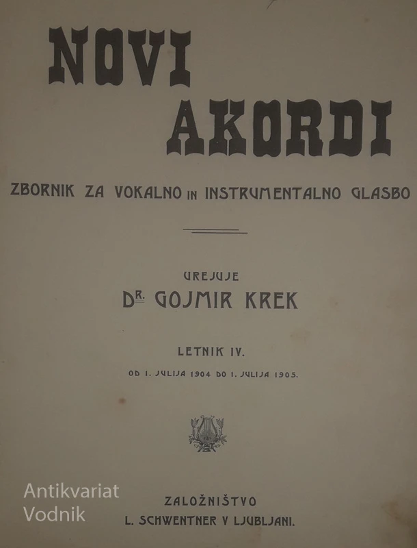 NOVI AKORDI; 1904-1905