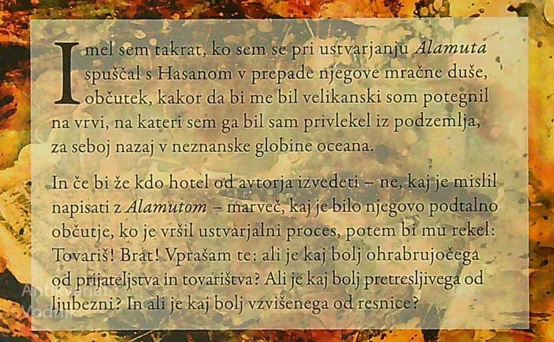ALAMUT, PREBUJENI ZMAJ, Vladimir Bartol