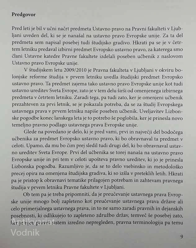 EVROPSKO USTAVNO PRAVO, Franc Grad