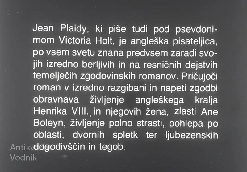 UMORI NJ. VELIČANSTVA, Jean Plaidy