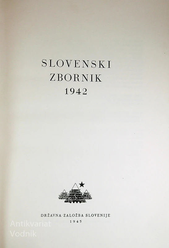 SLOVENSKI ZBORNIK 1942