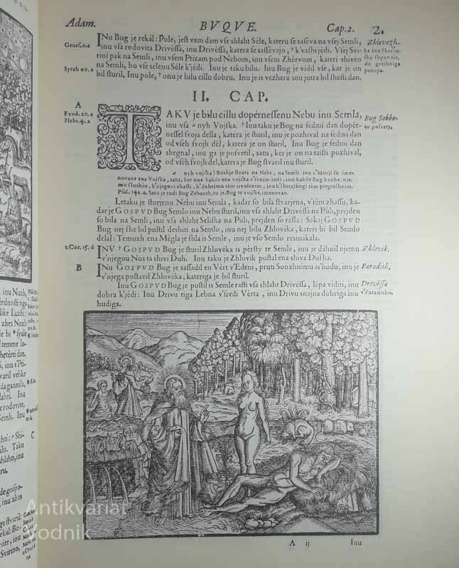 BIBLIA 1584, Jurij Dalmatin (faksimile)