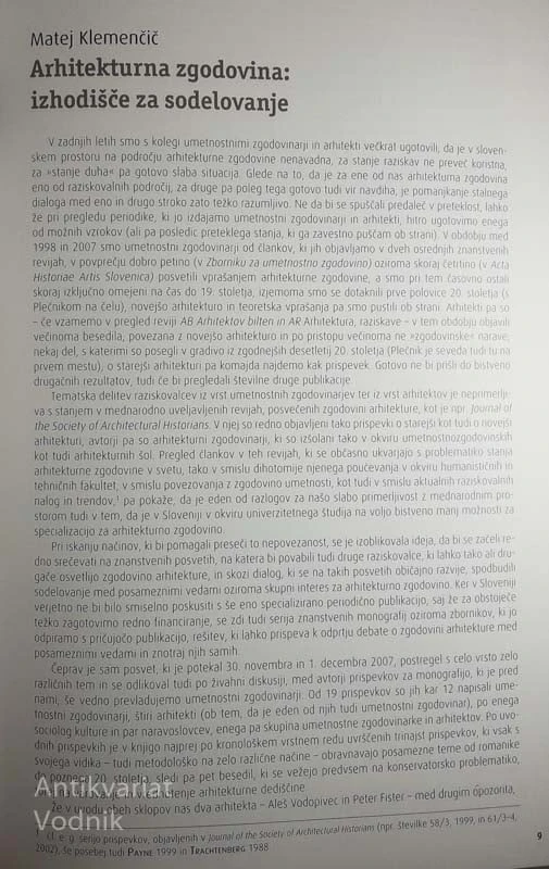 ARHITEKTURNA ZGODOVINA, več avtorjev