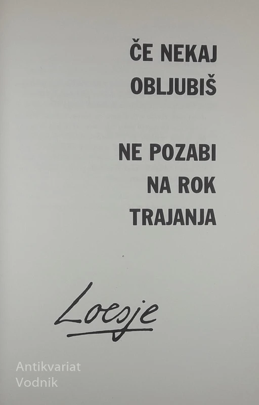 LOESJE DRUGA ZBRANA DELA, Robert Križanič