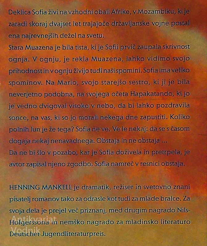 SKRIVNOST OGNJA, Henning Mankell