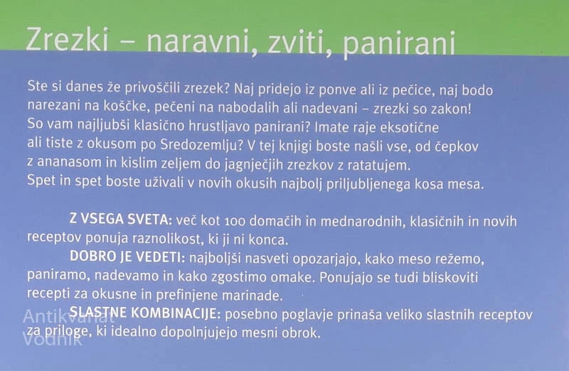 ZREZKI – NARAVNI, ZVITI, PANIRANI, Margit Proebst