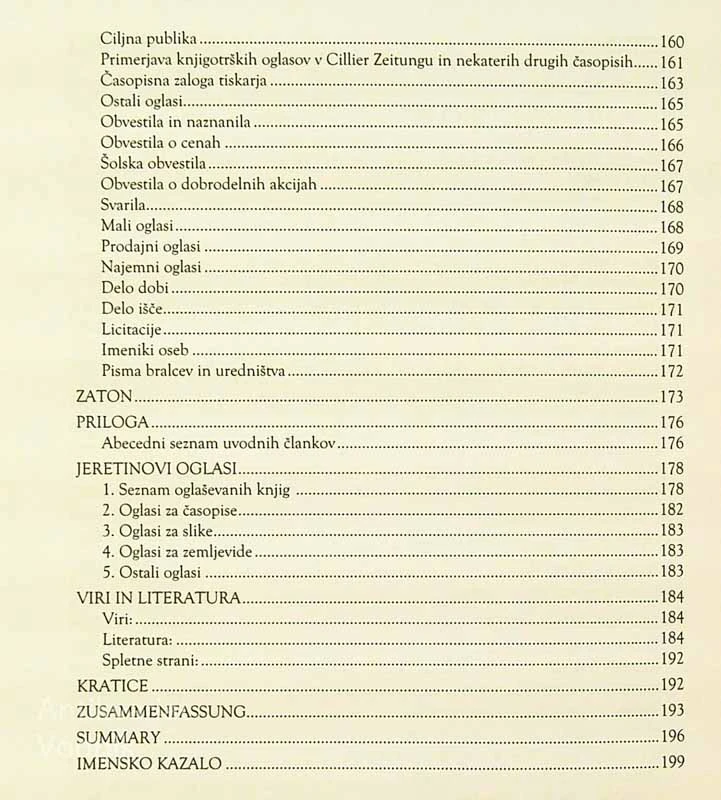 CILLIER WOCHENBLATT (ZEITUNG); CELJSKI NEMŠKI ČASOPIS IZ LETA 1848, Marija Mojca Peternel