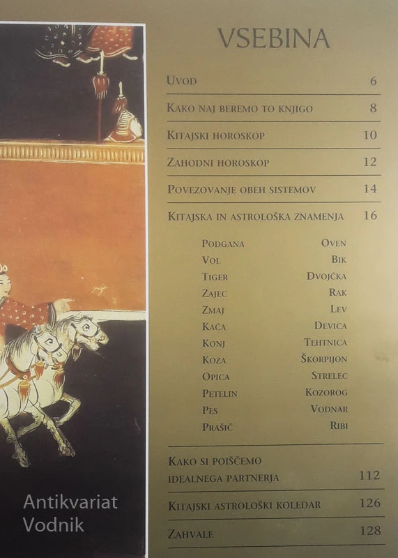 KITAJSKI HOROSKOP IN ASTROLOŠKA ZNAMENJA, Richard Craze