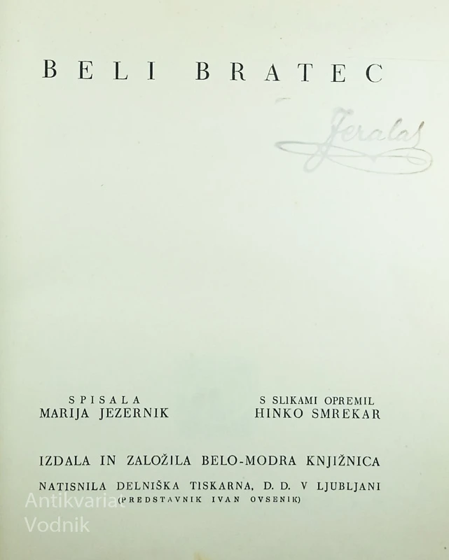 BELI BRATEC, Marija Jezernik