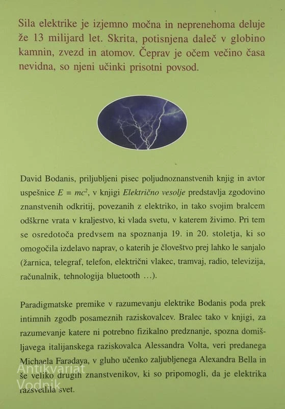 ELEKTRIČNO VESOLJE, David Bodanis