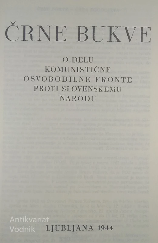ČRNE BUKVE