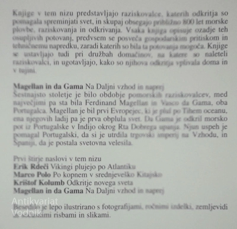MAGELLAN IN DE GAMA; DALJNI VZHOD IN NAPREJ, Clint Twist