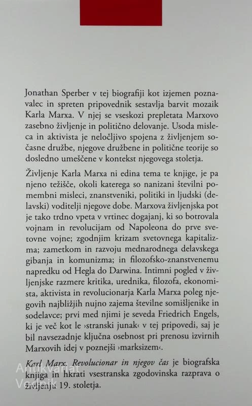 KARL MARX, Jonathan Sperber