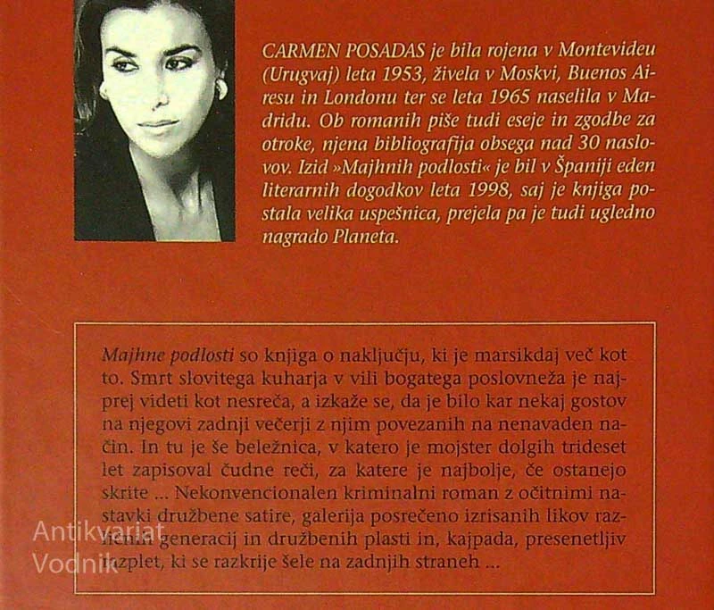 MAJHNE PODLOSTI, Carmen Posadas