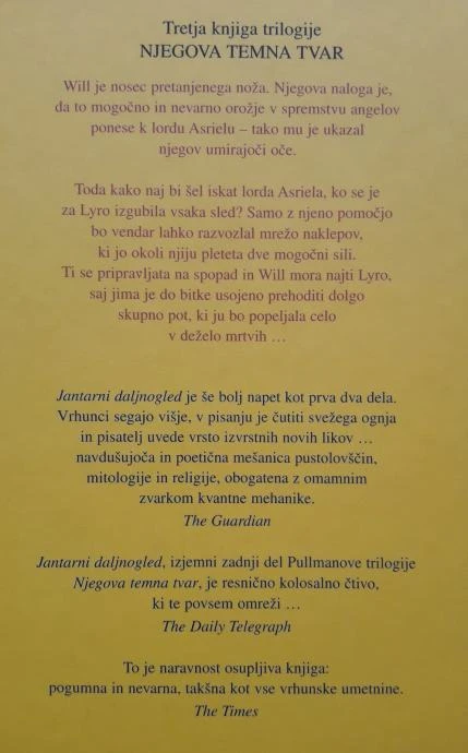 JANTARNI DALJNOGLED, Philip Pullman
