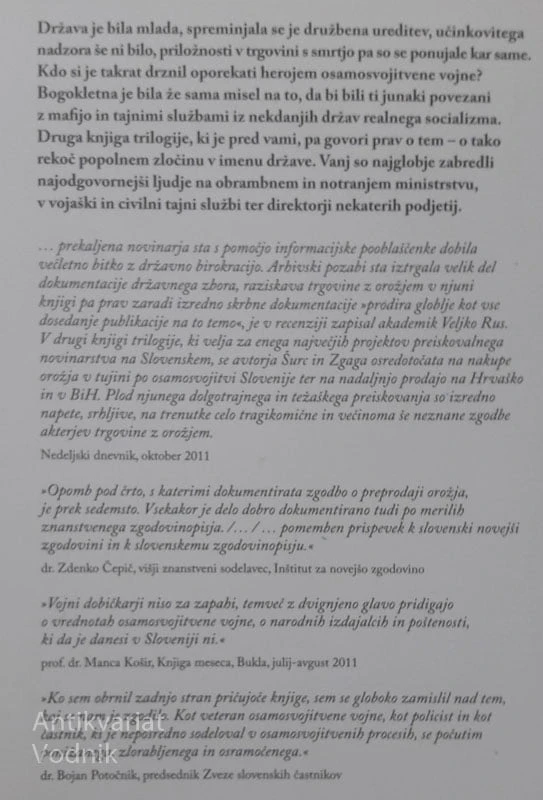 V IMENU DRŽAVE; PREPRODAJA (2. KNJIGA), Matej Šurc in Blaž Zgaga
