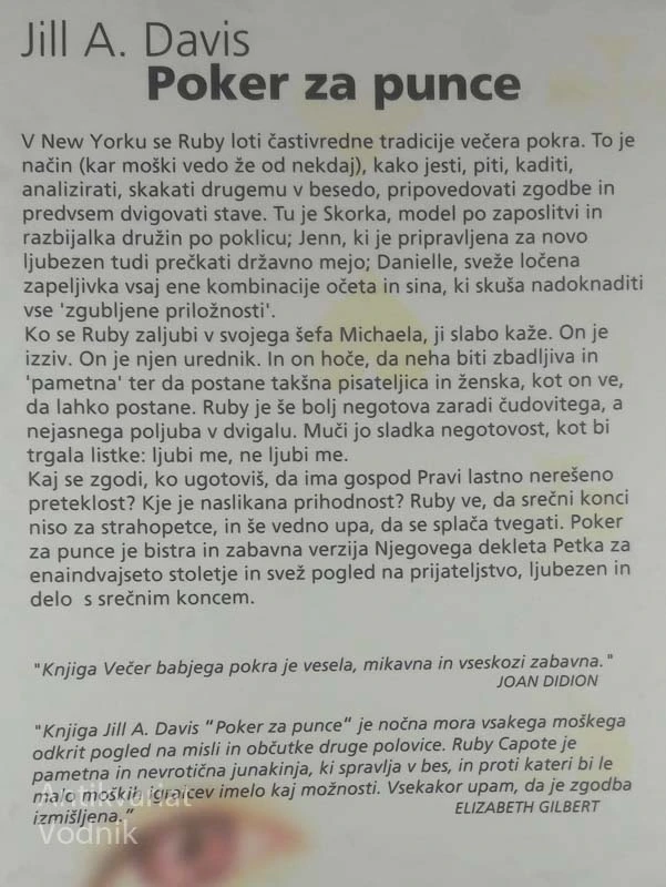 POKER ZA PUNCE, Jill A. Davis