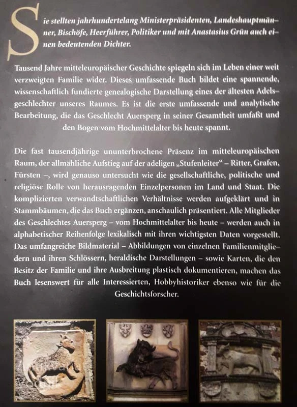 AUERSPERG; GESCHICHTE EINER EUROPÄISCHEN FAMILIE, Miha Preinfalk in Lepold Stocker Verlag