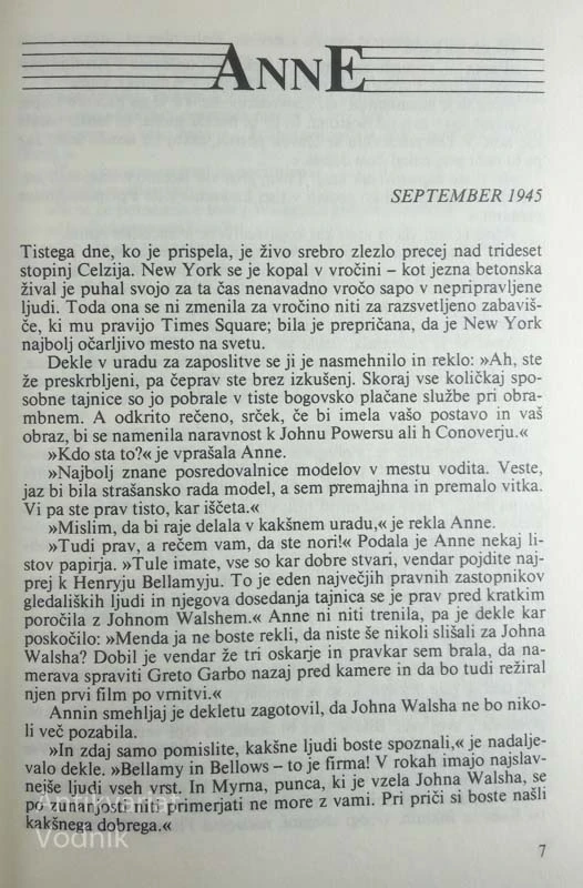 DOLINA LUTK,  Jacqueline Susann