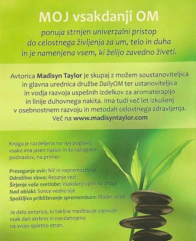 MOJ VSAKDANJI OM, Madisyn Taylor