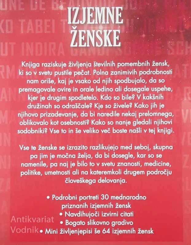 IZJEMNE ŽENSKE, več avtorjev