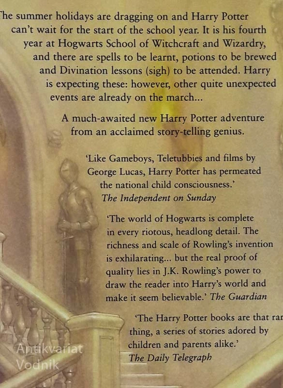 HARRY POTTER and the Goblet of Fire J.K. Rowling